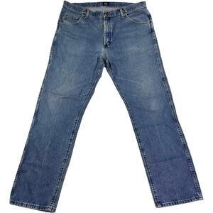 Wrangler 47WMZ Regular Fit Medium Wash Cowboy Cut Men's 38x32 Western Rodeo